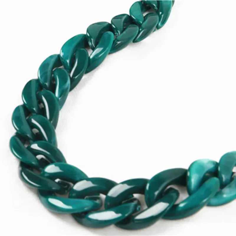 17Mm*22Mm Creative Small Fish Bone Resin Chain Chain Acrylic Bag Strap Bag Shoulder Strap Bag Chain