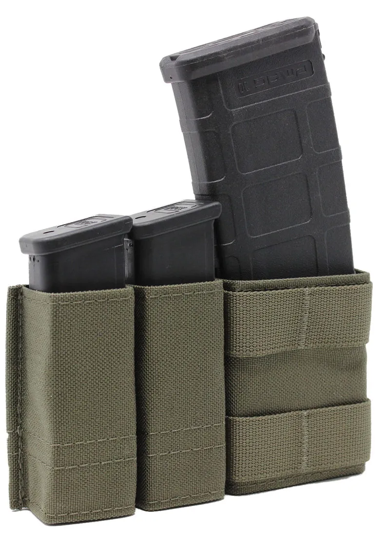 RT QRM Pouch (Quick Reload Mag Pouch 2 Pistol Mag 1 Rifle Mag)