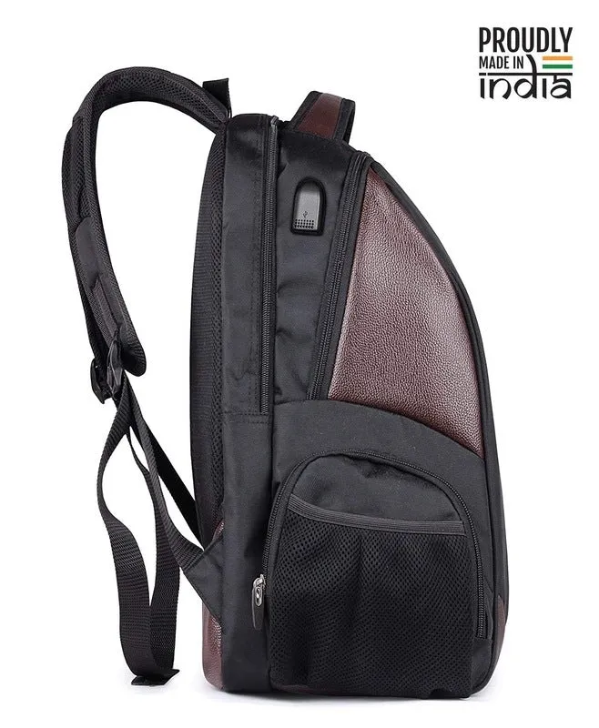 THE CLOWNFISH 30 Ltrs Black Laptop Backpack (TCFBPPO-ABRSKBL13)