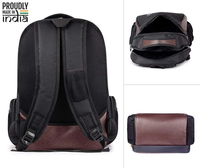 THE CLOWNFISH 30 Ltrs Black Laptop Backpack (TCFBPPO-ABRSKBL13)